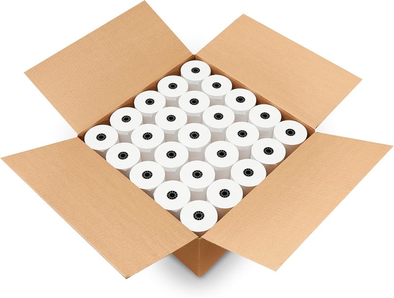 WRB SUPPLY 3" x 165' 1-Ply Bond (Non-Thermal) Paper Roll for Star SP700-50 NEW ROLLS - Image 5